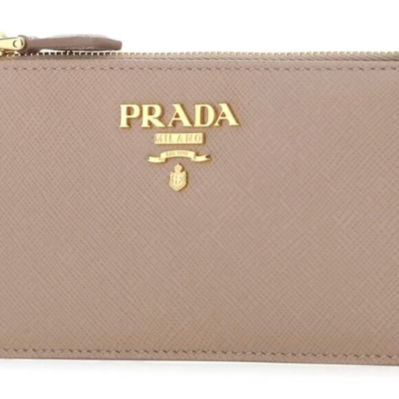 100% Authentic Guaranteed PRADA Saffiano Leather Zip Card Holder - Picture 8 of 8
